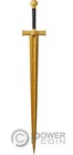 Legend Of Sword Excalibur Gilded 2 Oz Silver Coin 2000 Francs Cameroon 2025