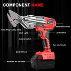 Cordless Metal Shear metal Sheet Cutter Compatible With Milwaukee 18v Battery