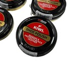 10x Kiwi Black Shoe Polish 1 125oz 32g Renews   Protects Leather Shoes