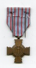 Complete Wwi France French Combattant s Cross Medal With Hanger