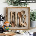 Wooden Utensils Rustic Wooden Sign Vintage Farmhouse Kitchen Wall Decor Art Gift