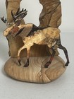Desert Red Rock Laser Metal Cut Art Moose On Sandstone Southwestern Decor
