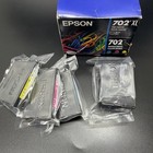 Epson 702xl Black   702 Color Ink Cartridge 4-pack Exp 2028    ships Same Day   