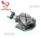 New 4  Tilting Rotary Table 100mm   80mm 4 Jaw Chuck Independent   Back Plate