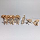 Schleich Dogs   Puppies Assorted Lot 13 Dogs 10 Accessory Pcs 23 Pieces Total