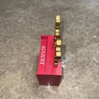 Disney Mickey And Minnie Wooden Valentines 8 5    Block Desk Gold Red Calendar