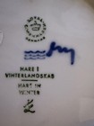 Vintage 1971 Royal Copenhagen Christmas Plate  hare In Winter 