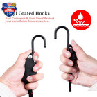 2pcs Kayak Rope Tie Downs Straps 1 4 X 12ft Adjustable Rope Canoe Bow And Stern