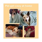 Dog Blankets For Large Dogs  Super Soft Warm Sherpa Fleece Plush Do    Fast Ship