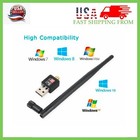 New W antenna 300n 300mbps Mini Wireless Usb Wifi Adapter Network 802 11n g b