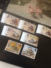 Isleof Man Hislop   Fogarty Small Postcard   Stamps 1973 Tt Mint 1982 Tt Used
