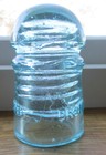 Brookfield New York Glass Insulator Aqua Blue