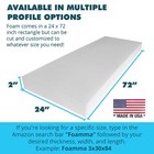 2  X 24  X 72  High Density Upholstery Foam Padding  Thick-custom Pillow  Chair