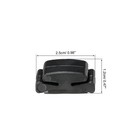 Guitar Pick Holder Plastic Black For Guitar  Bass  Ukulele Pack Of 10