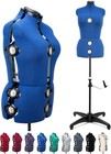 Female Fabric Dress Form 13 Dials Adjustable Mannequin With Stand For Sewing
