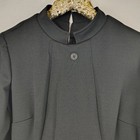 Vintage 70s Women s Black Midi Dress Minimalist Classic Office Chic Professional