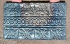 14x24 Iridescent Antique Victorian Ceiling Tin Tile Celtic Knot Flowers Chic
