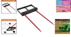 Heavy-duty 39  Bale Fork With Stabilizer Spears - Universal Tractor Attachment