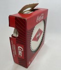 Vintage 2000 Coca Cola Pack Of 4 Absorbent Stoneware Coasters Coke Diamond Retro