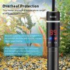500w Adjustable Titanium Aquarium Heater Submersible Fish Tank Heater Thermostat
