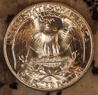 1946 D Washington Quarter 25c Gem Bu Luster  90  Silver Stk