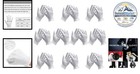 Archival Photo Gloves White L 10 Pairs Cotton Handling Art Jewelry Film