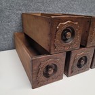 5 Vintage Antique Singer Treadle Sewing Machine Drawers Farm Decor Sewing Quilt