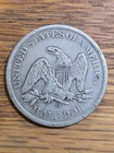 1861-o  Seated Liberty Half Dollar  Raw  Vf Details 