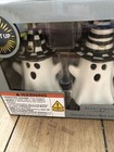 Becki Owens Essentials Set Of 3 Ceramic Ghost With Led Lights New White   Black