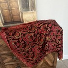 Vintage Batik Hallus Bron Mas Indonesian Sari - Fuchsia And Gold 
