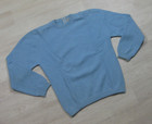 Vintage 50s Empress Fur Blend Sweater  s  Angora Wool Baby Blue Pinup Preppy