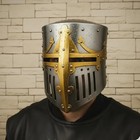Handmade Medieval Crusader Knight Helmet For Larp Cosplay And Gift Steel   Brass