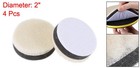 4pack 2  Wool Felt Sponge Polishing Pad Hook And Loop Fine Polishing