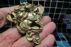 Antique French Art Nouveau Gilt-bronze Ormolu Applique  gibson Girl   C  1927