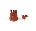 D604604 Electronic Ignition Cast Distributor Cap And Rotor Kit  4 Cylinder 