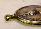 Antique 18th Century Sacred Heart Of Jesus Maria In Hoch Peisenberg Bronze Medal