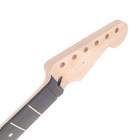 Stratocaster Neck Unfinished Cnc Rough Cut Ebony Fretboard