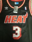 Nwt Dwayne Wade Stitched Black Jersey Sz Medium 