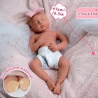 47cm  Silicone Doll Silicone Reborn Doll Handmade Whshable Toys Gifts Crafts