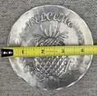 Vtg Wendell August Forge Welcome Pineapple Hammered Aluminum Coaster Dish 3 5 