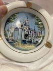 Disneyland Vintage 1960s Souvenir Porcelain Ashtray 5  Castle Walt Disney