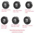 220v Animal Feed Pellet Mill Machine 8mm Feed Pelletizer 3 Head Rollers 150kg h