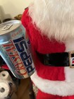 Crystal Pepsi Santa Store Display Plush Stuffed