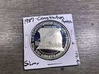 1987-s Silver Proof Dollar Constitution Bicentennial Commemorative Coin-0820-77