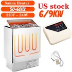 6 9kw 220v 315-460 Cu ft Stainless Steel Dry Sauna Heater Stove Digital Control
