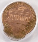 1963-d 1c Lincoln Cent Double-struck 2nd 75  Off-center 2 Dates Pcgs Ms63 Rb