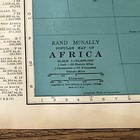 Antique Rand Mcnally 1937 Map Of Africa 14   x11   