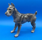 Bing   Grondahl Denmark Porcelain Figurine Of A Schnauzer Dog  Mark 1915-1948