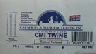 Catahoula 12336 Twisted Tarred Nylon Twine  36 350 Lb  Test 525 Ft  1 Lb Spool