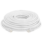 50ft Cat5e Ethernet Patch Cord White Cat 5e Internet Cable Rj45 Lan Router Cord